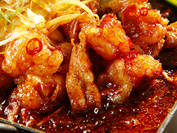 こむぎ名物甘辛ホルモン